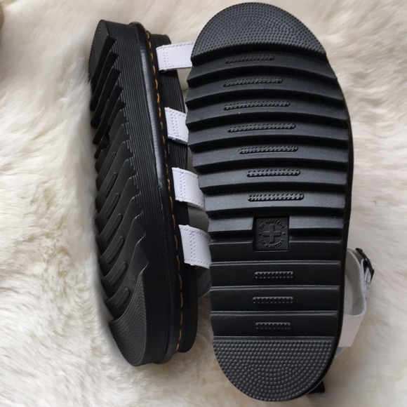 DR.MARTENS WOMEN WHITE SANDALS SIZE 9 - Picture 3 of 3